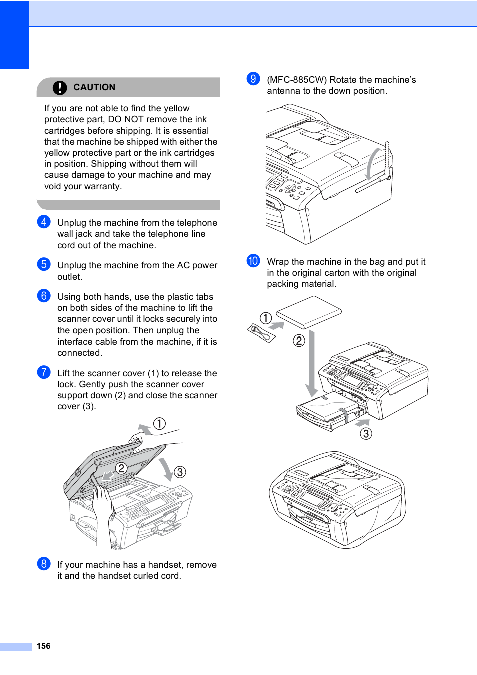 Brother MFC-885CW User Manual | Page 172 / 218