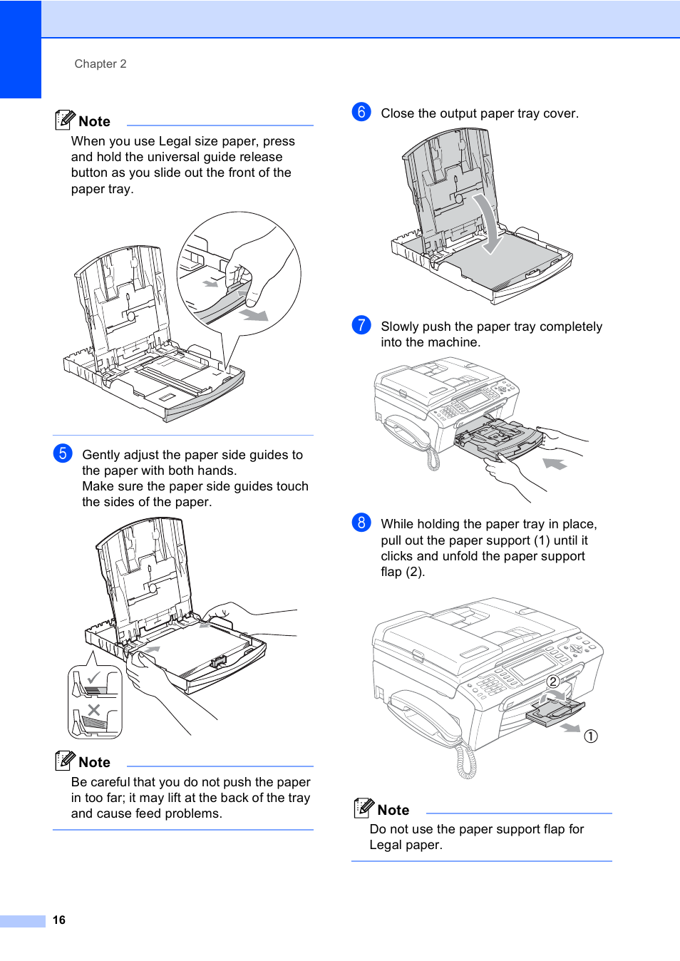 Brother MFC-885CW User Manual | Page 32 / 218