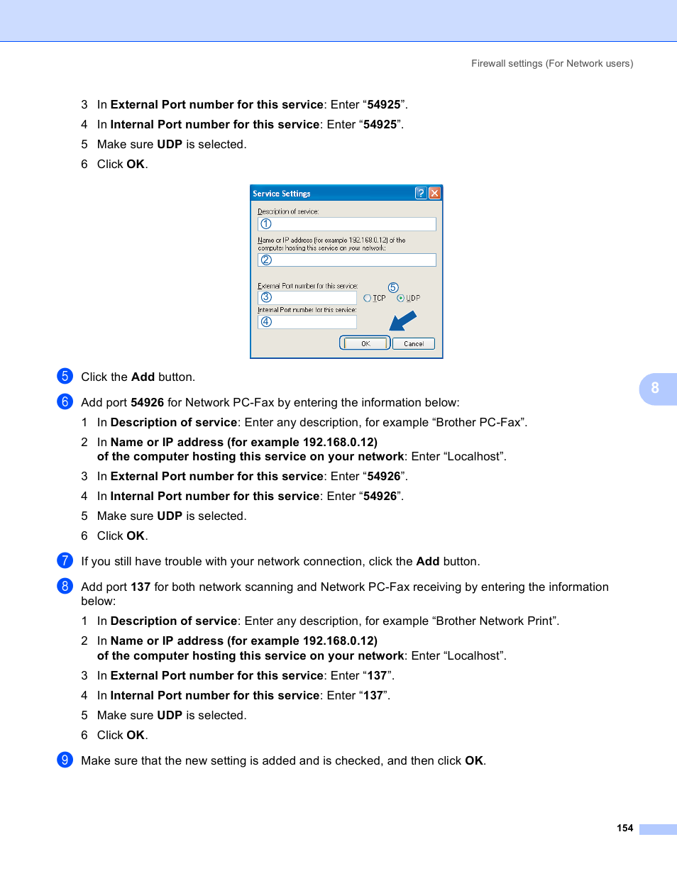 Brother MFC-5895CW User Manual | Page 162 / 269