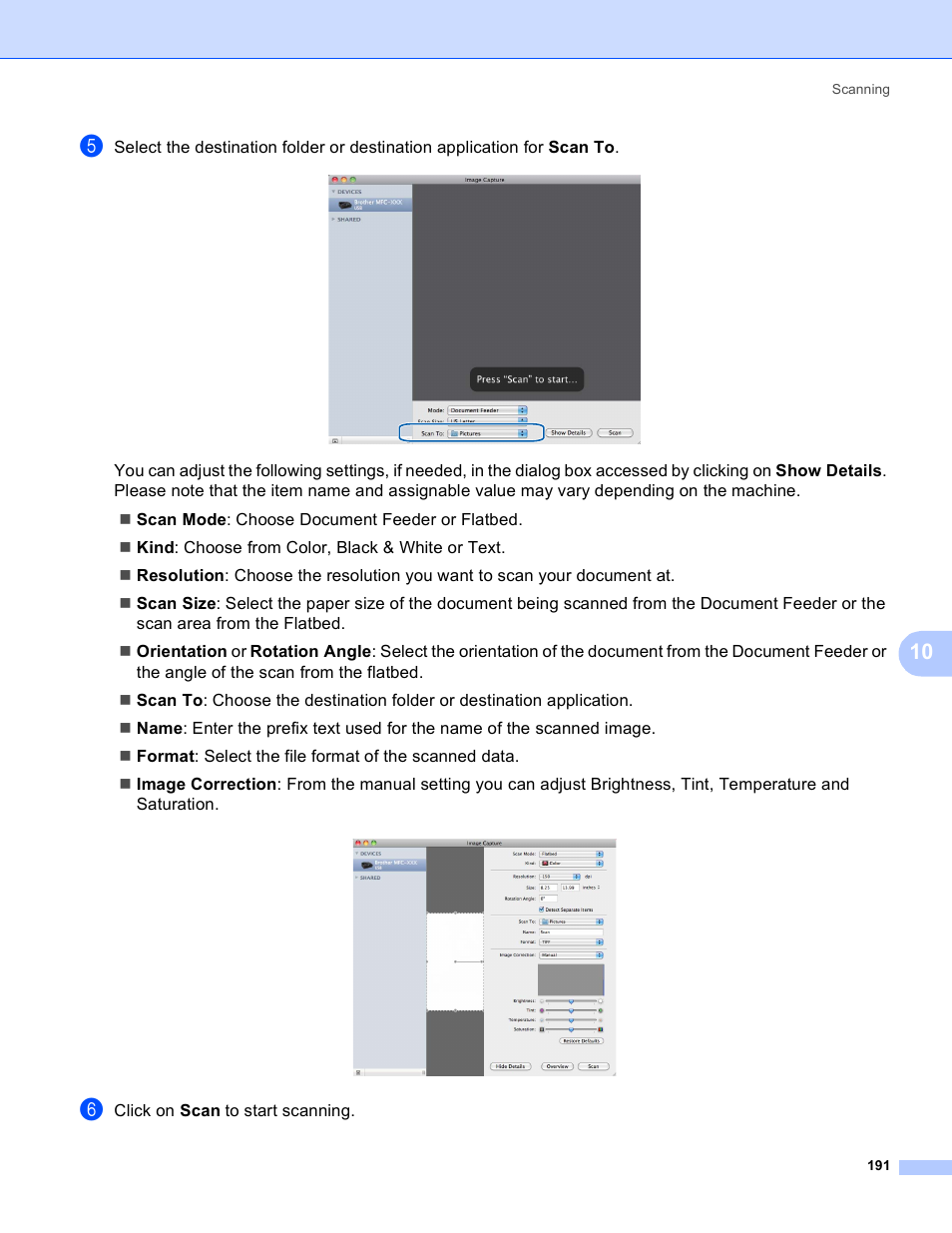 Brother MFC-5895CW User Manual | Page 199 / 269