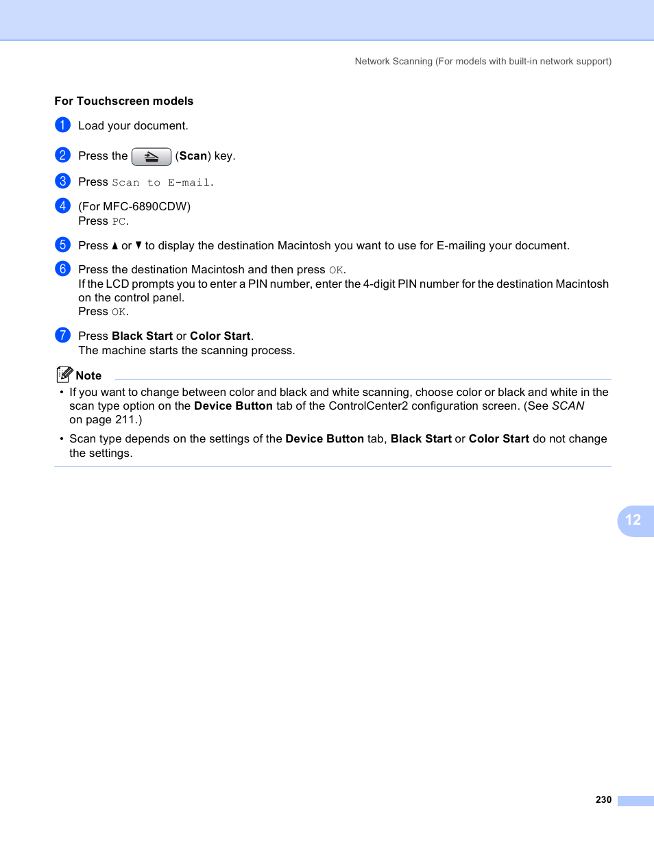 Brother MFC-5895CW User Manual | Page 238 / 269