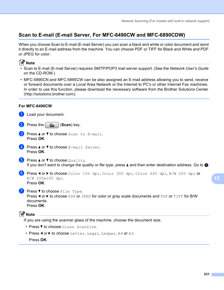 Brother MFC-5895CW User Manual | Page 239 / 269