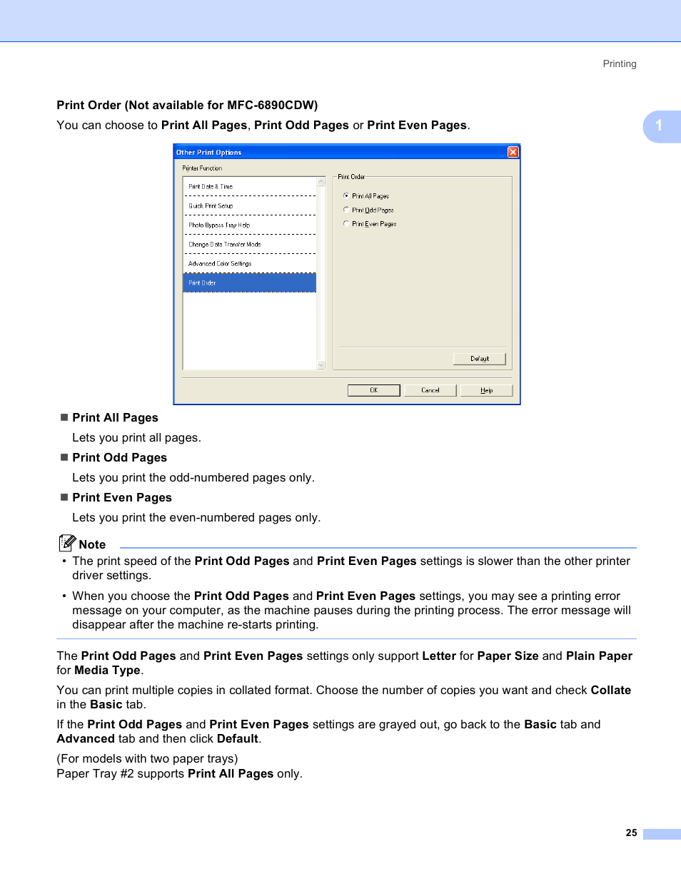 Brother MFC-5895CW User Manual | Page 33 / 269