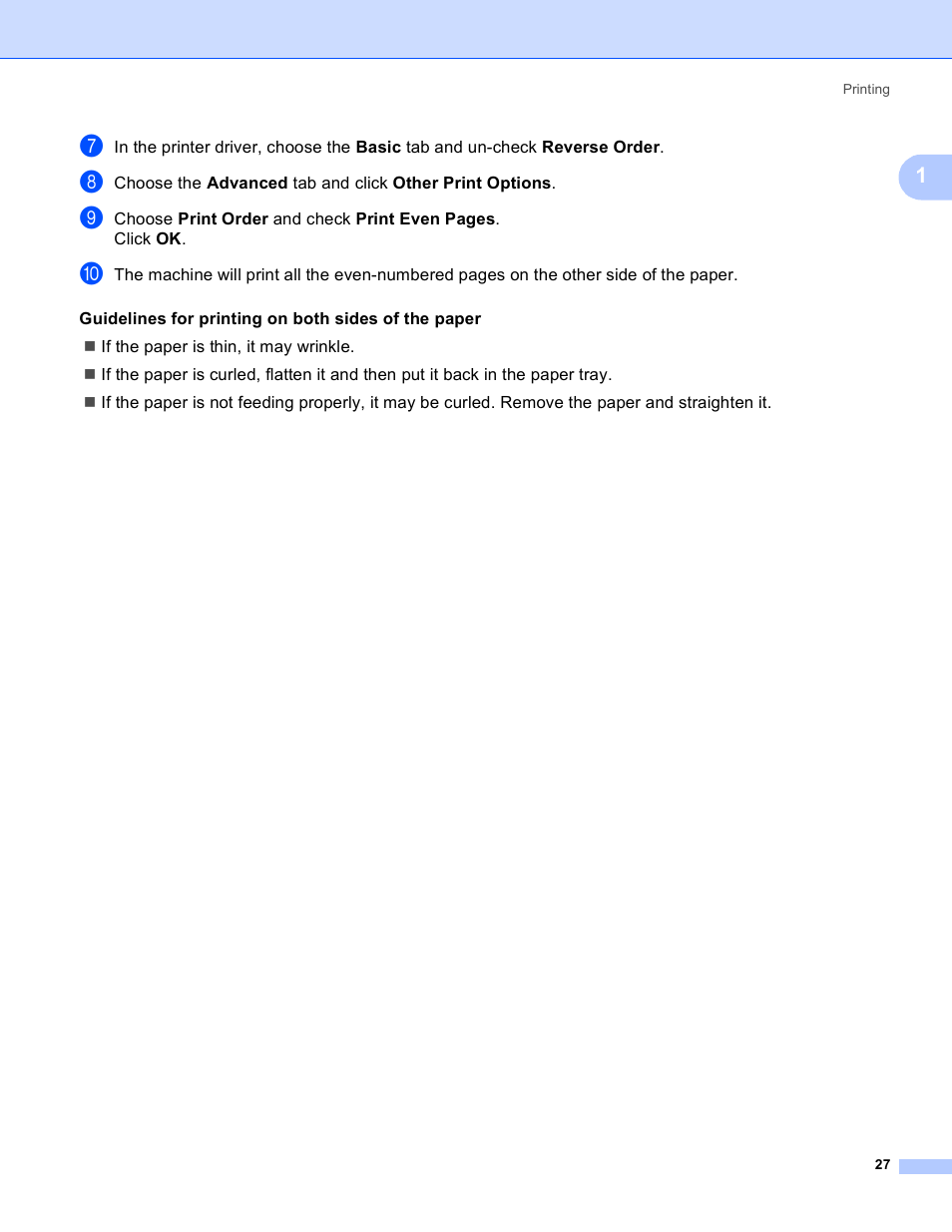 Brother MFC-5895CW User Manual | Page 35 / 269