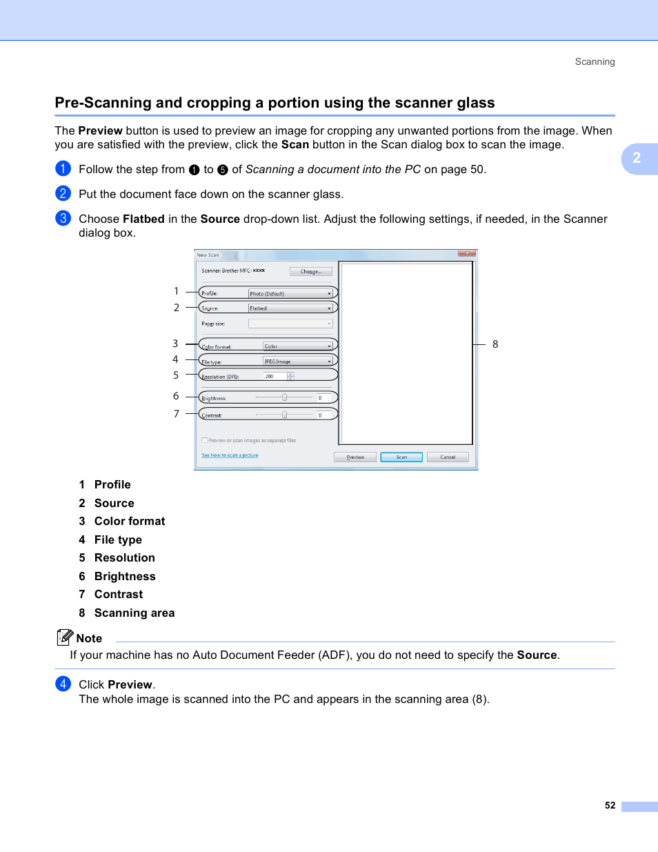 Brother MFC-5895CW User Manual | Page 60 / 269