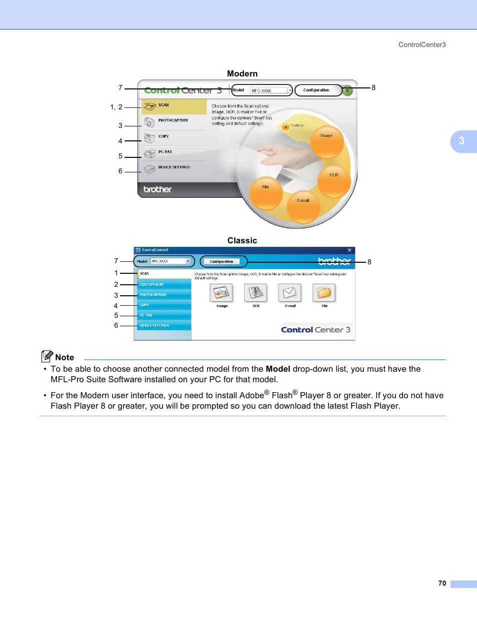 Brother MFC-5895CW User Manual | Page 78 / 269