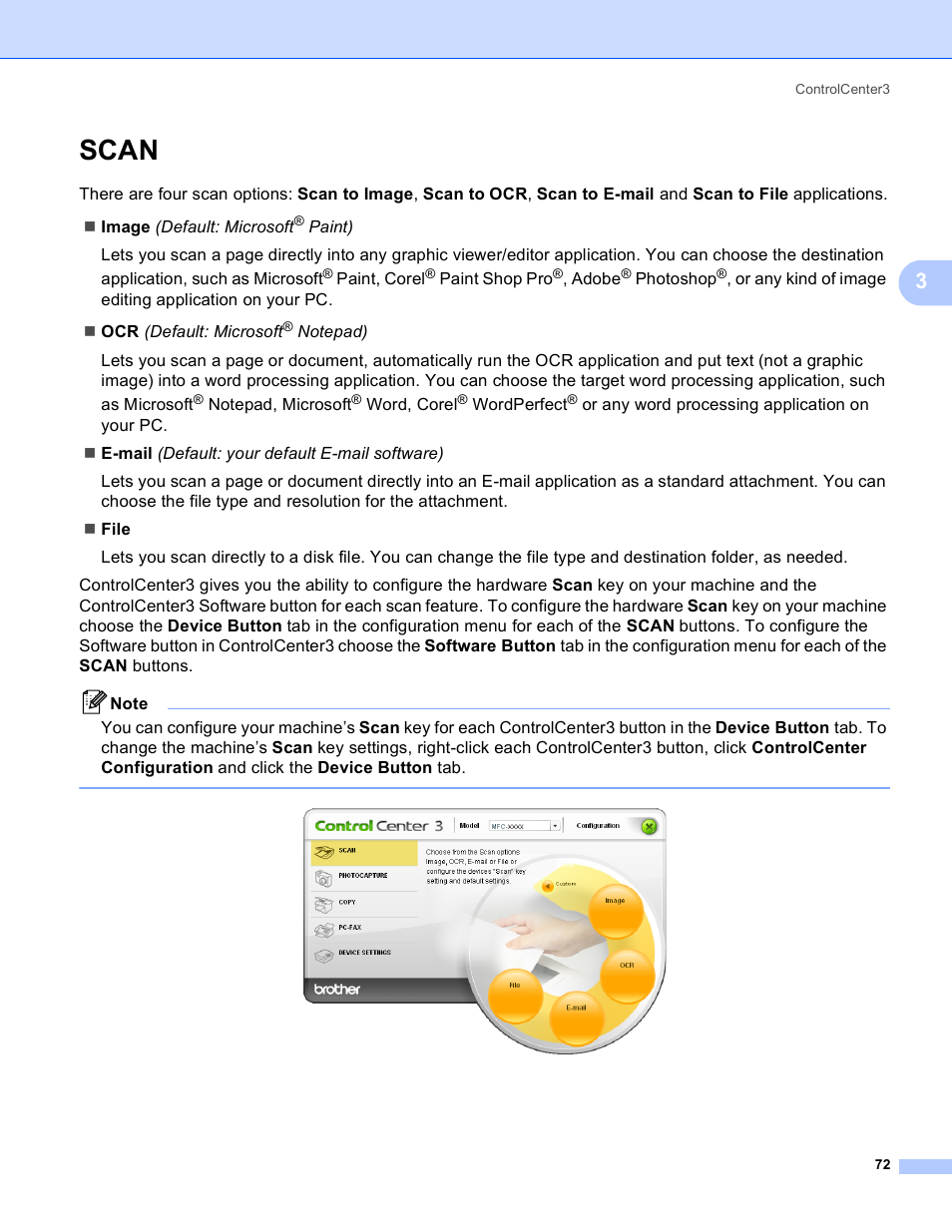 Scan | Brother MFC-5895CW User Manual | Page 80 / 269