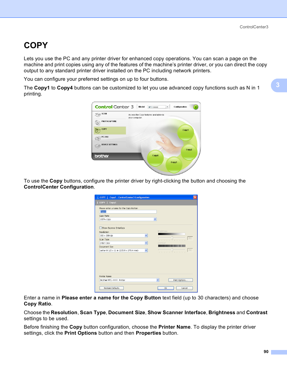 Copy | Brother MFC-5895CW User Manual | Page 98 / 269