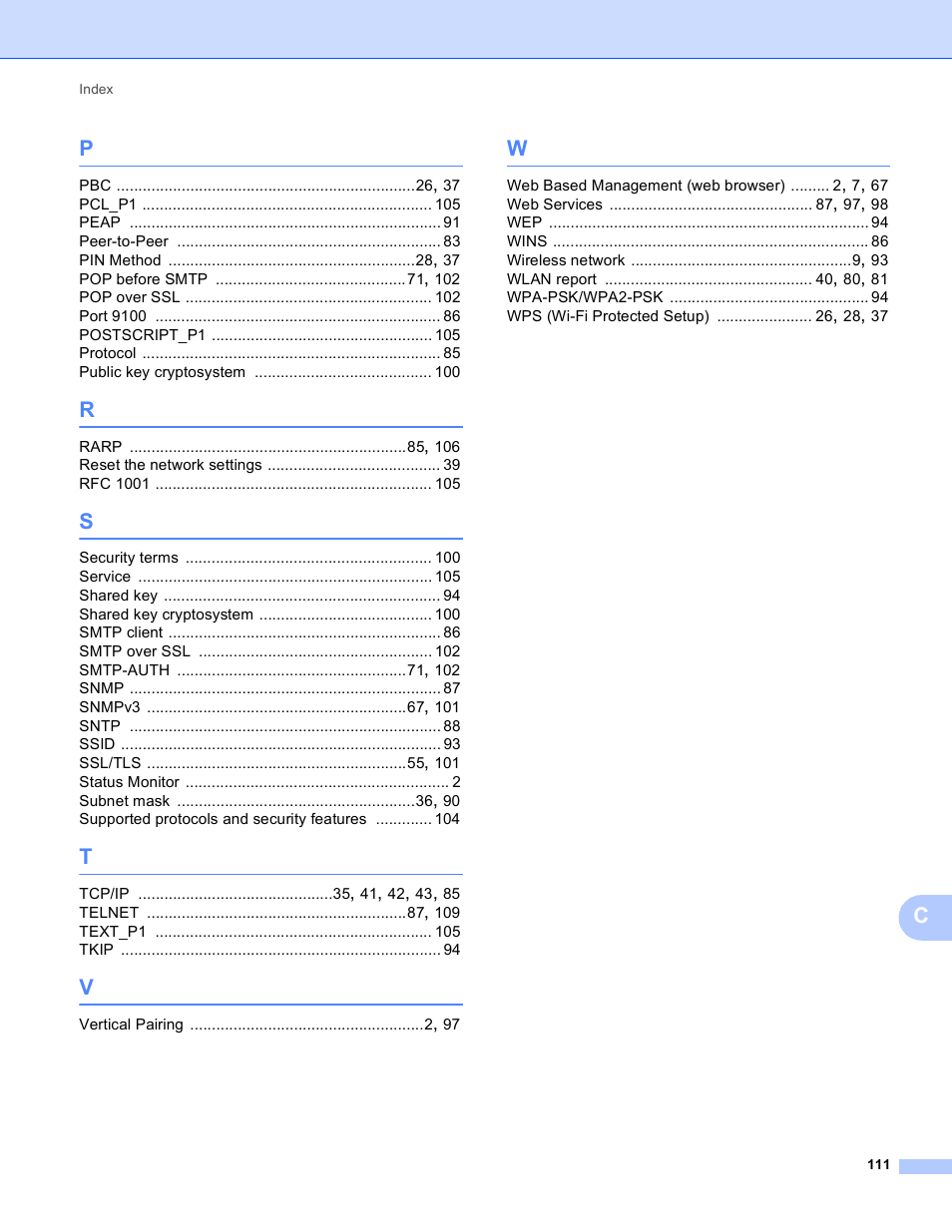Brother HL-3140CW User Manual | Page 117 / 117