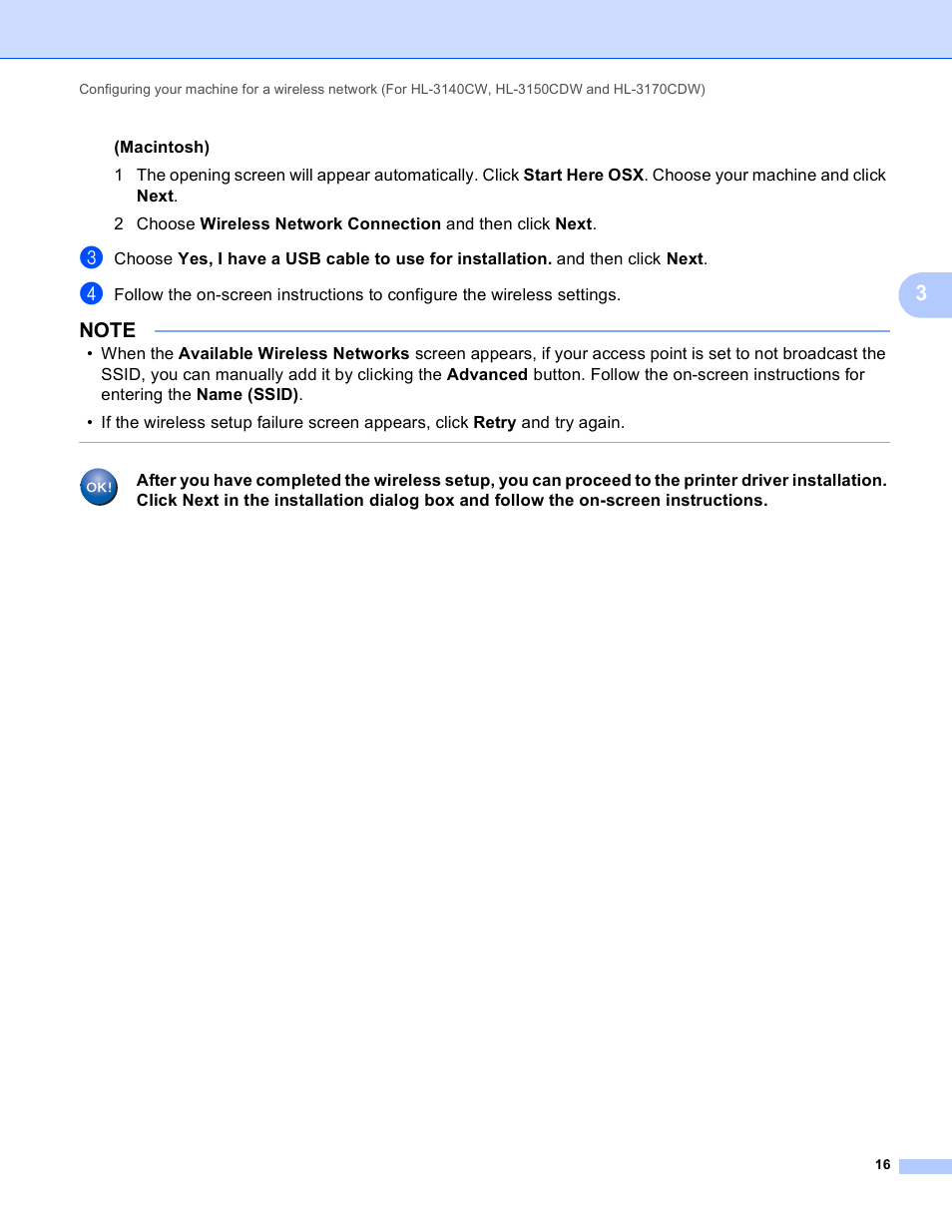 Brother HL-3140CW User Manual | Page 22 / 117