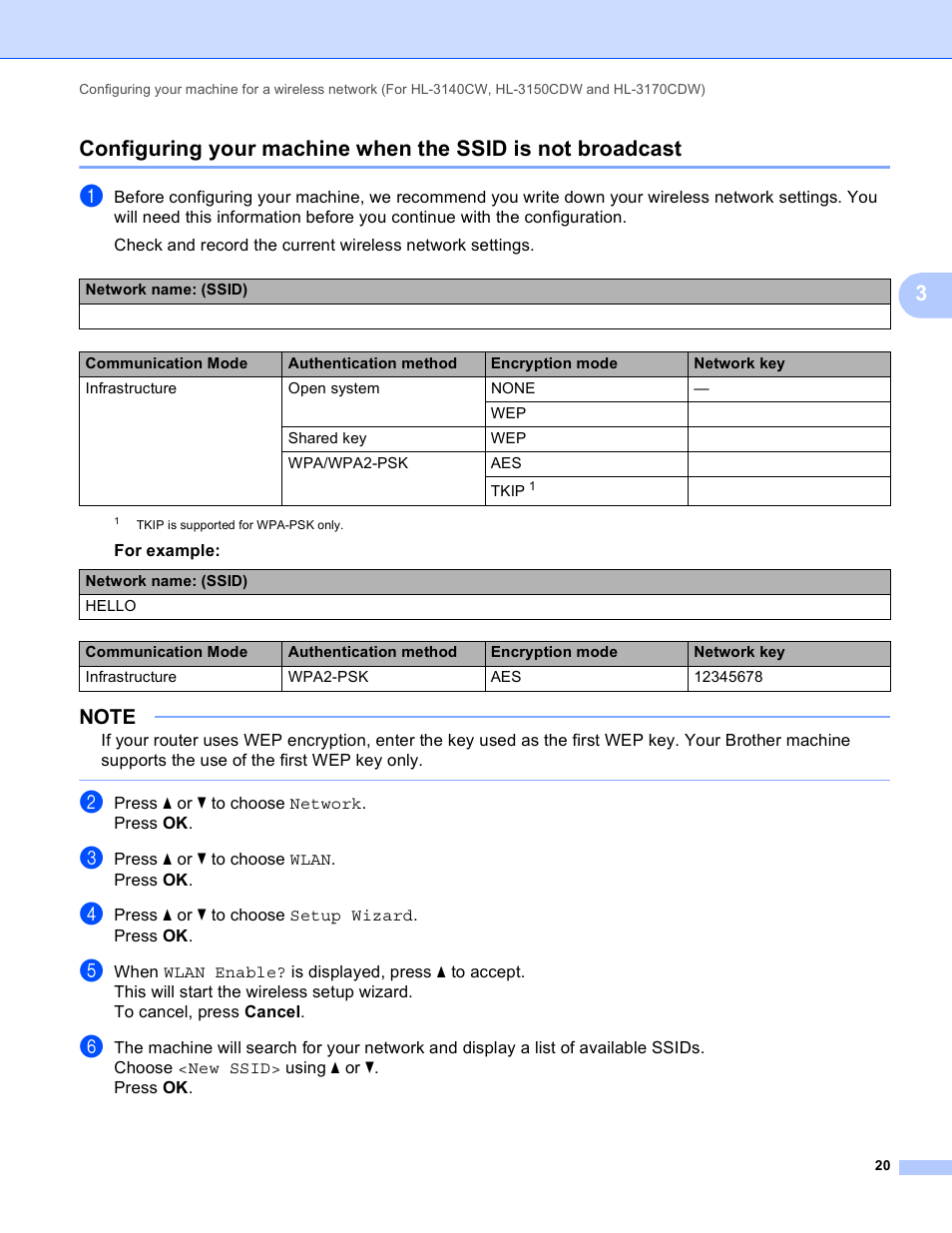 Configuring your machine | Brother HL-3140CW User Manual | Page 26 / 117
