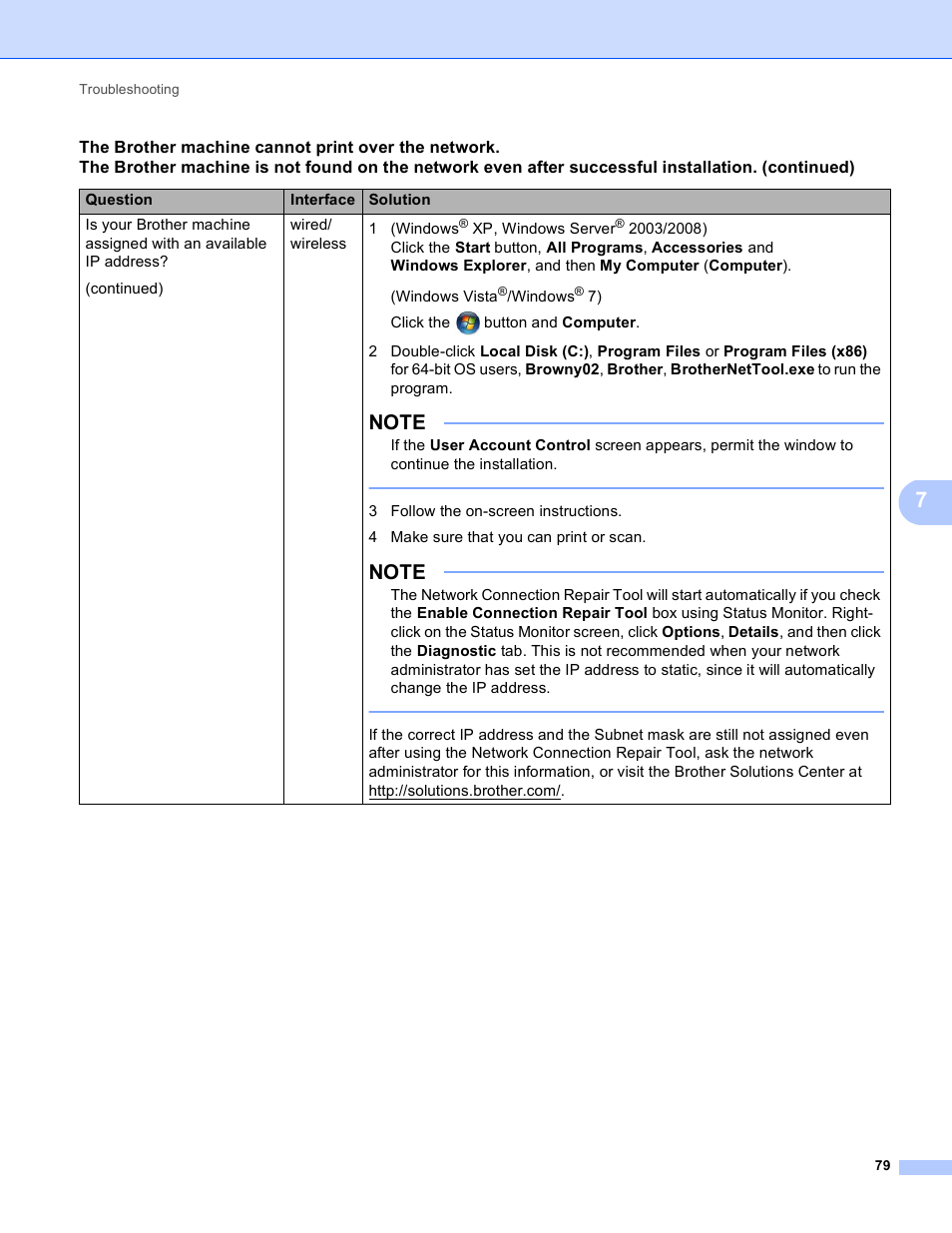 Brother HL-3140CW User Manual | Page 85 / 117