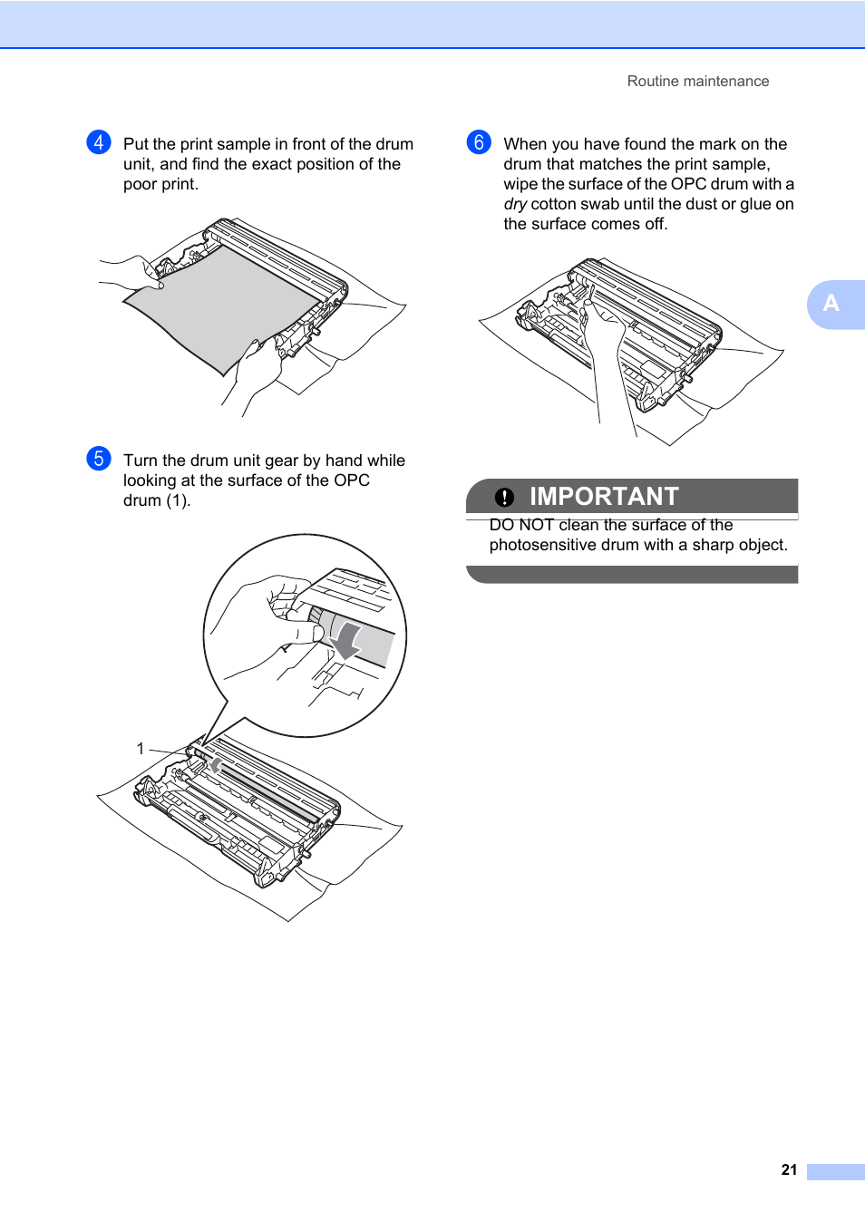 Important | Brother HL-2280DW User Manual | Page 25 / 33