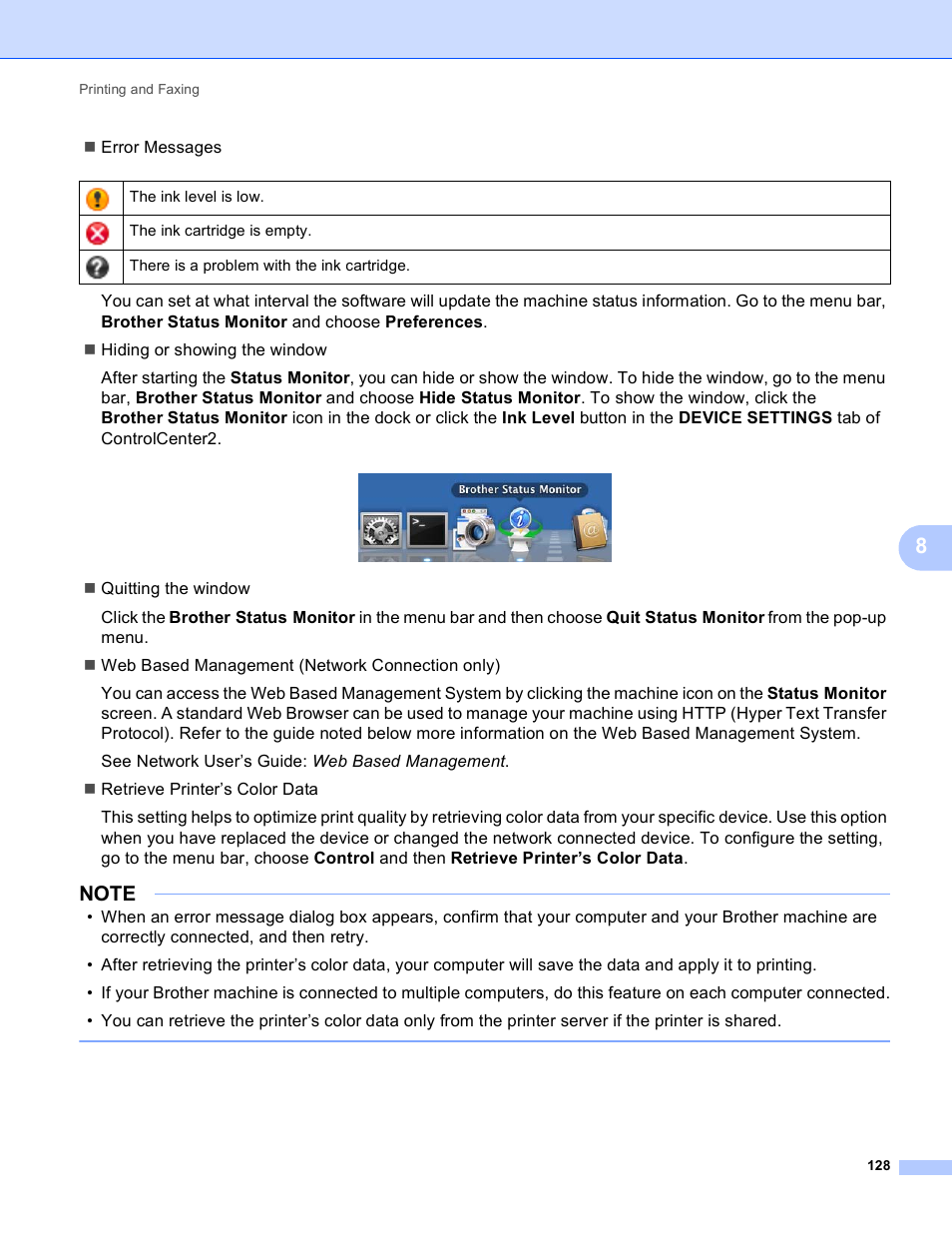 Brother MFC-J4410DW User Manual | Page 136 / 240