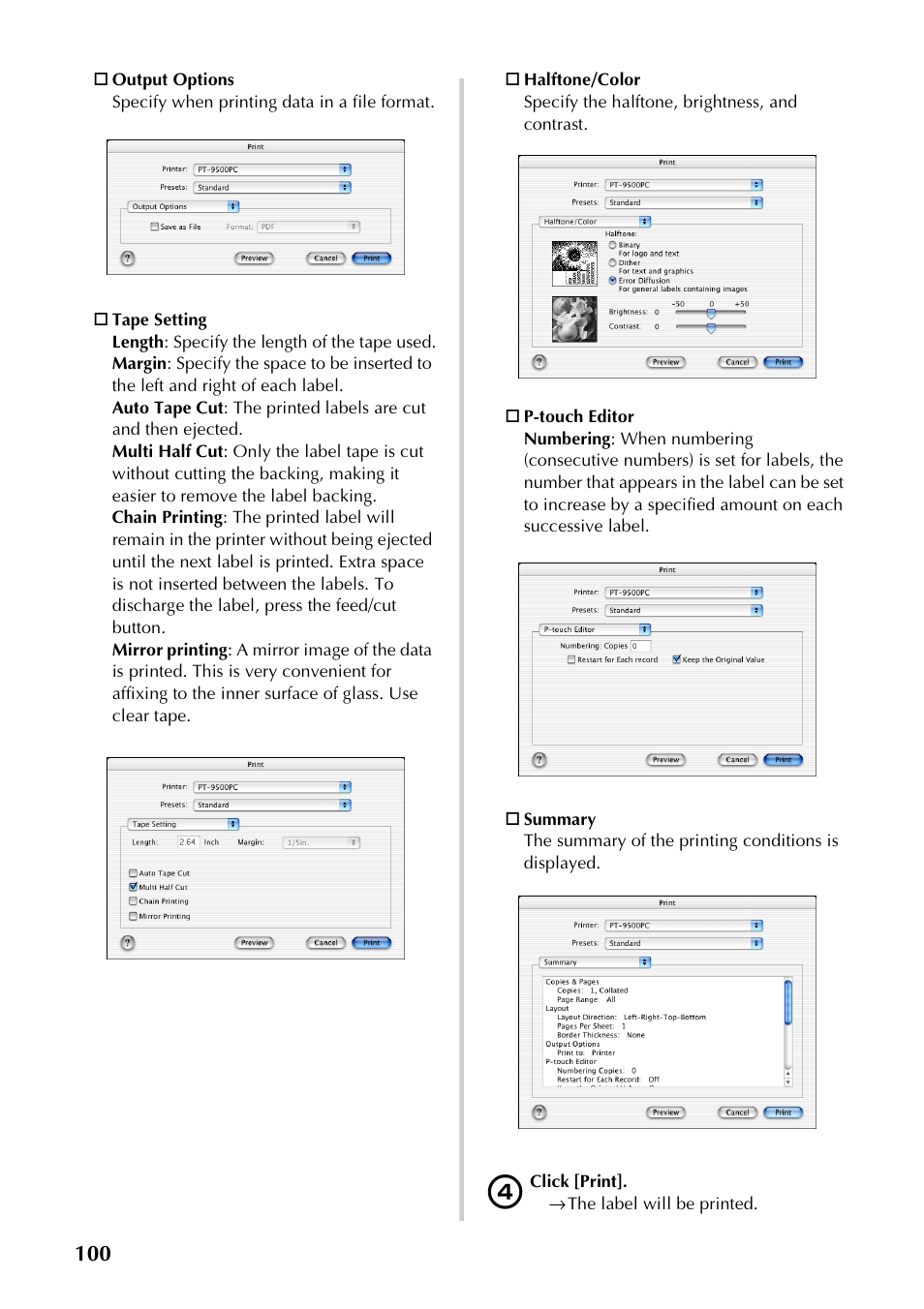 Brother PT-9500PC User Manual | Page 101 / 254