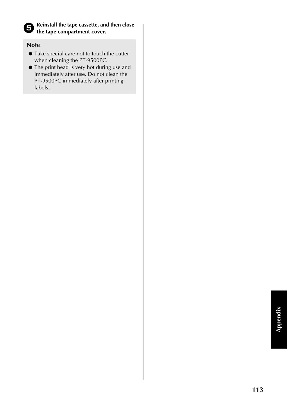 Brother PT-9500PC User Manual | Page 114 / 254
