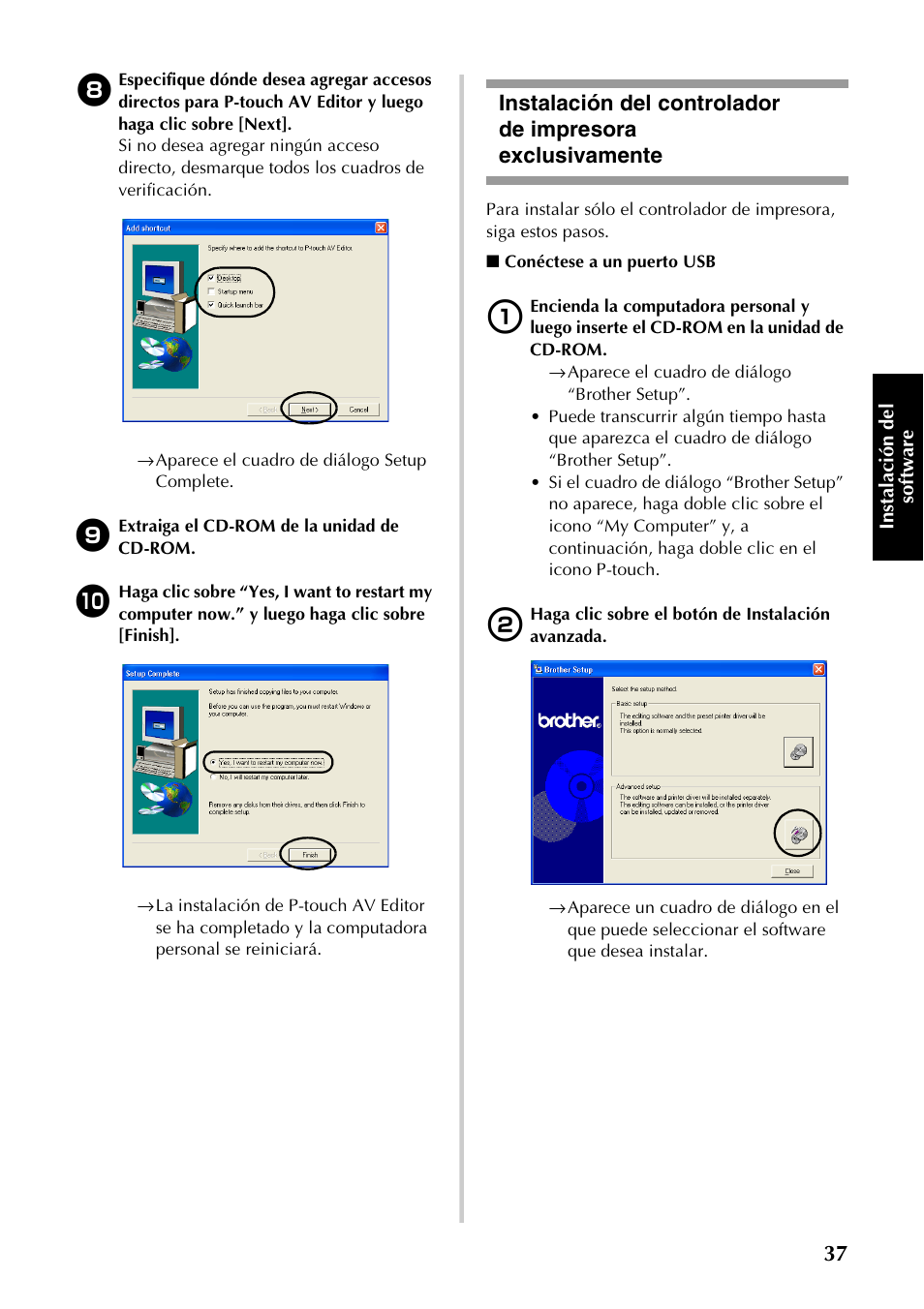 P.37) | Brother PT-9500PC User Manual | Page 165 / 254