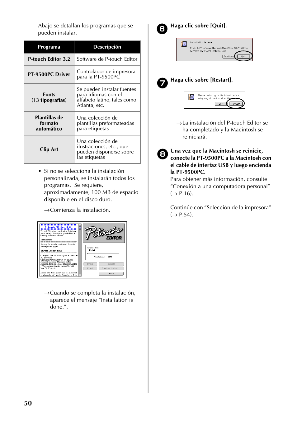 Brother PT-9500PC User Manual | Page 178 / 254