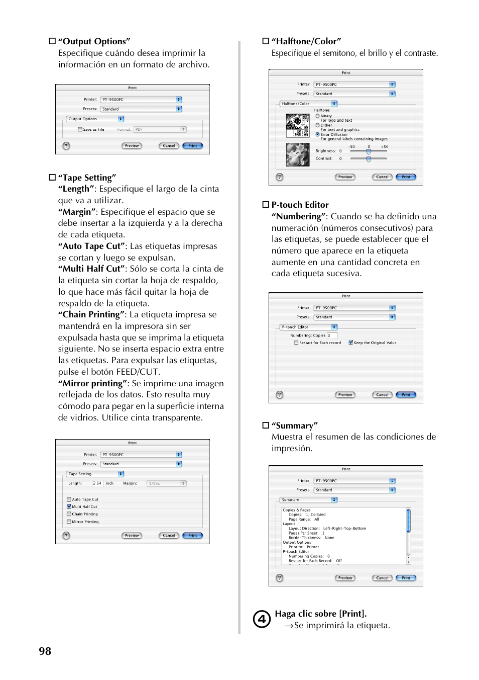 Brother PT-9500PC User Manual | Page 226 / 254