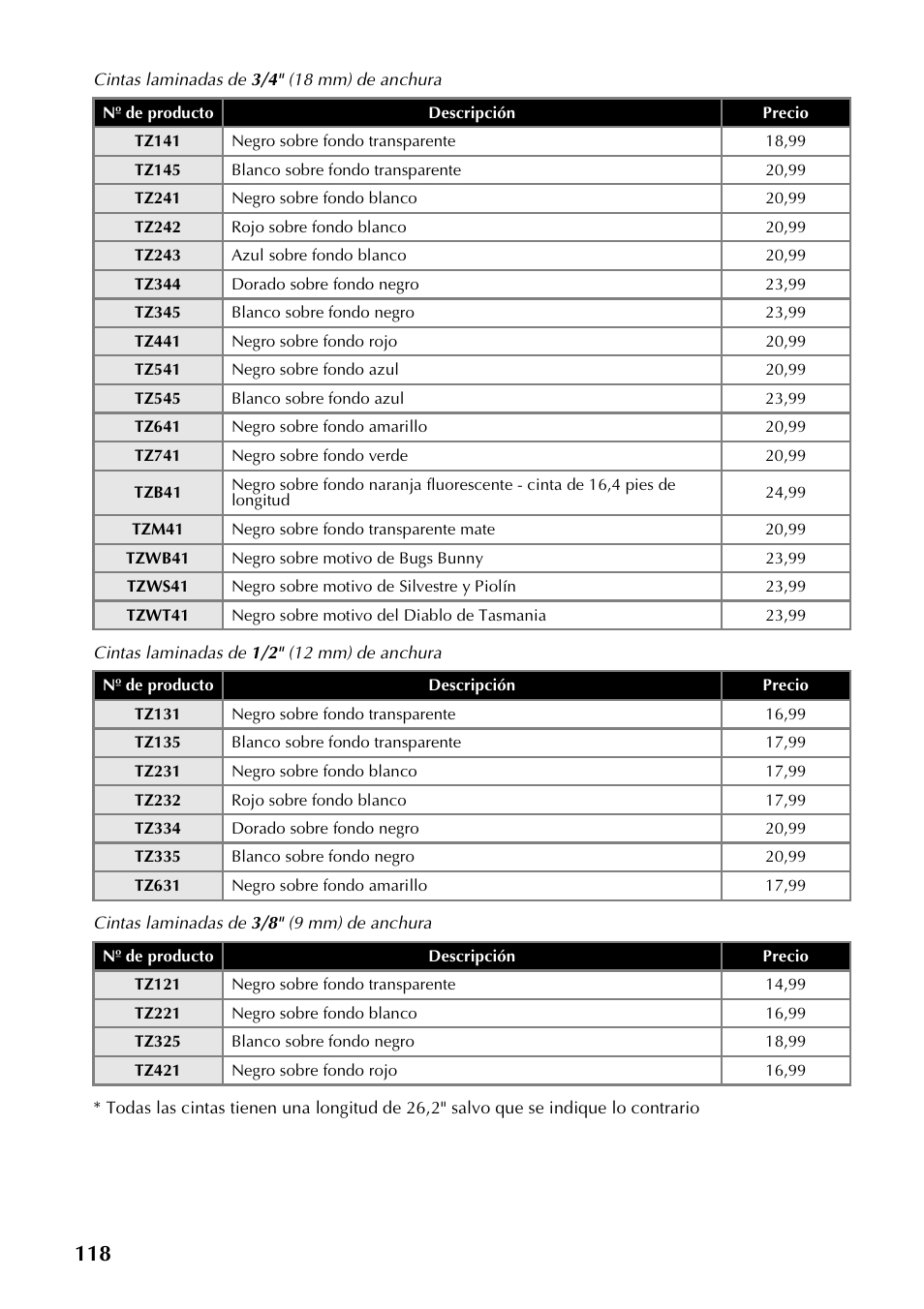 Brother PT-9500PC User Manual | Page 246 / 254