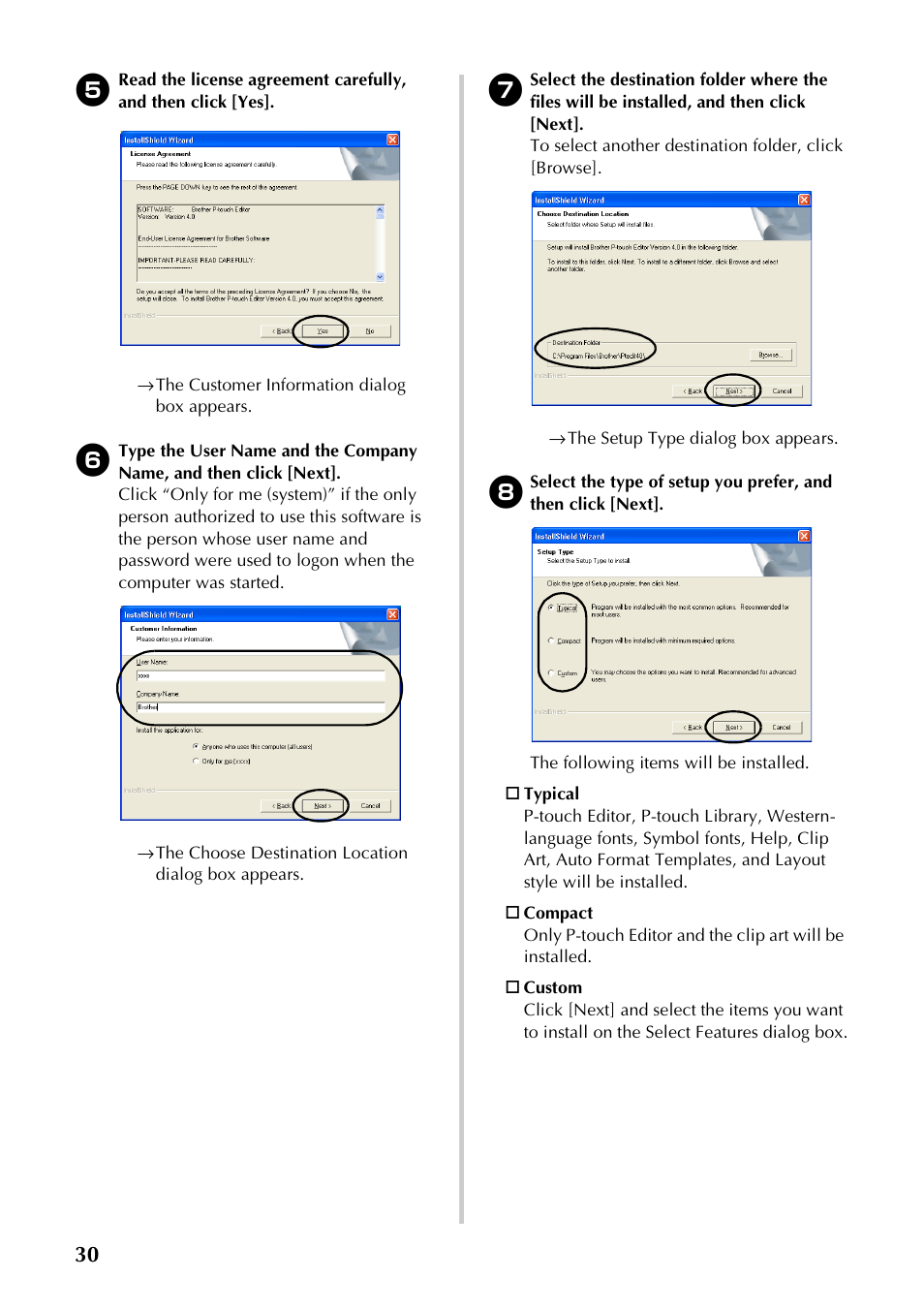 Brother PT-9500PC User Manual | Page 31 / 254