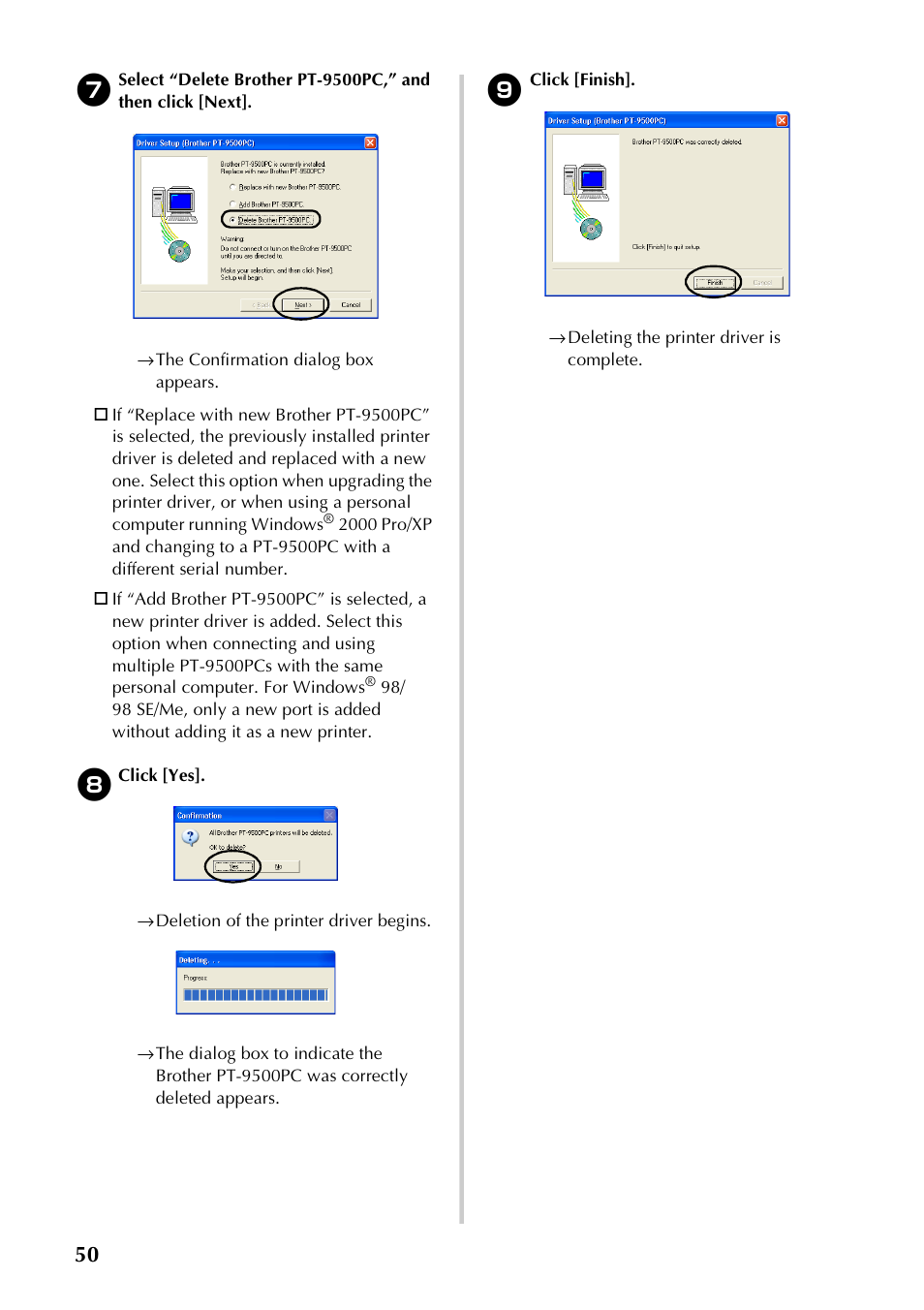 Brother PT-9500PC User Manual | Page 51 / 254