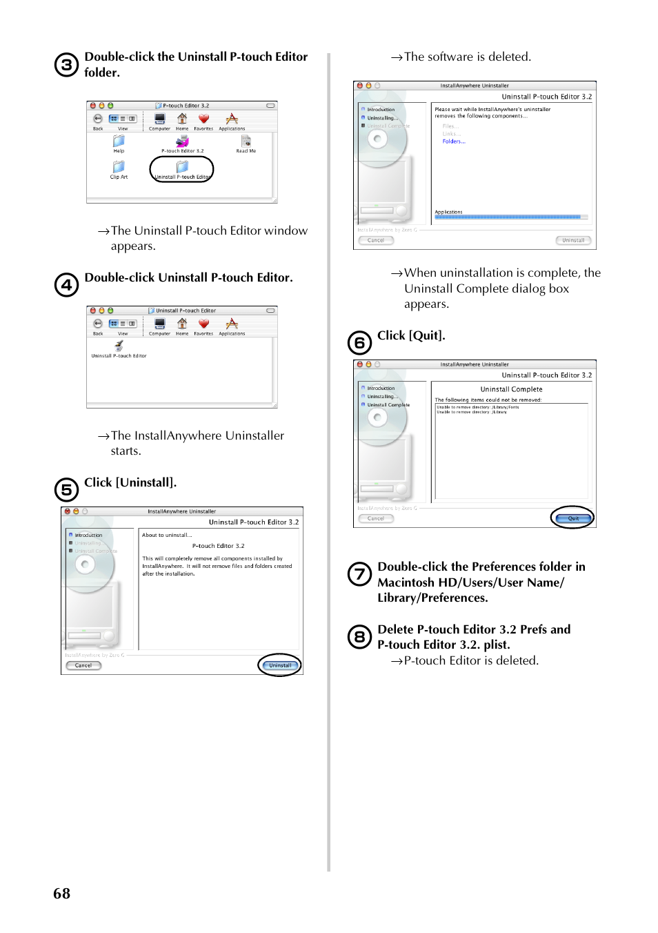 Brother PT-9500PC User Manual | Page 69 / 254
