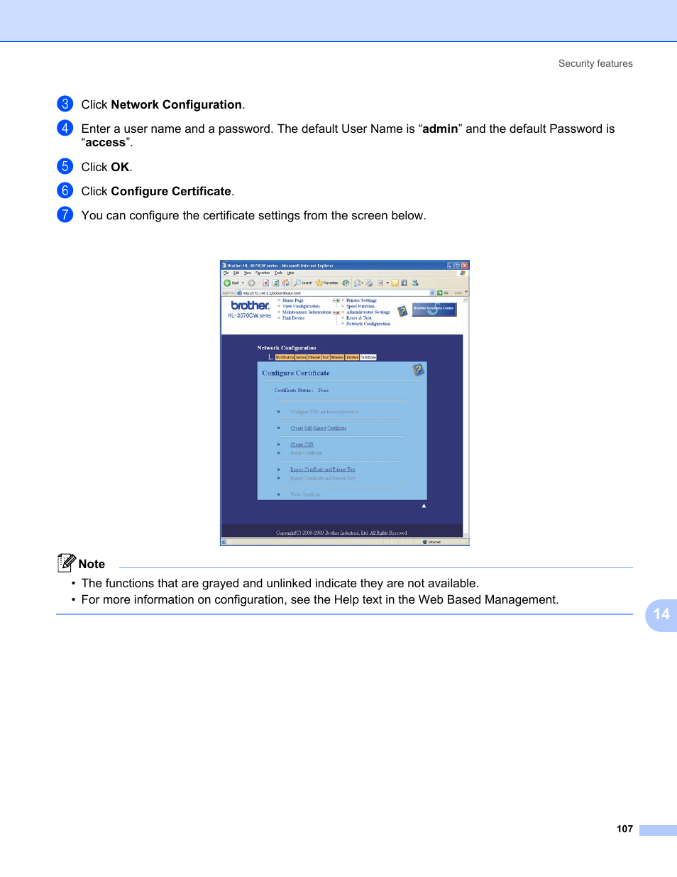 Brother HL 3070CW User Manual | Page 117 / 154