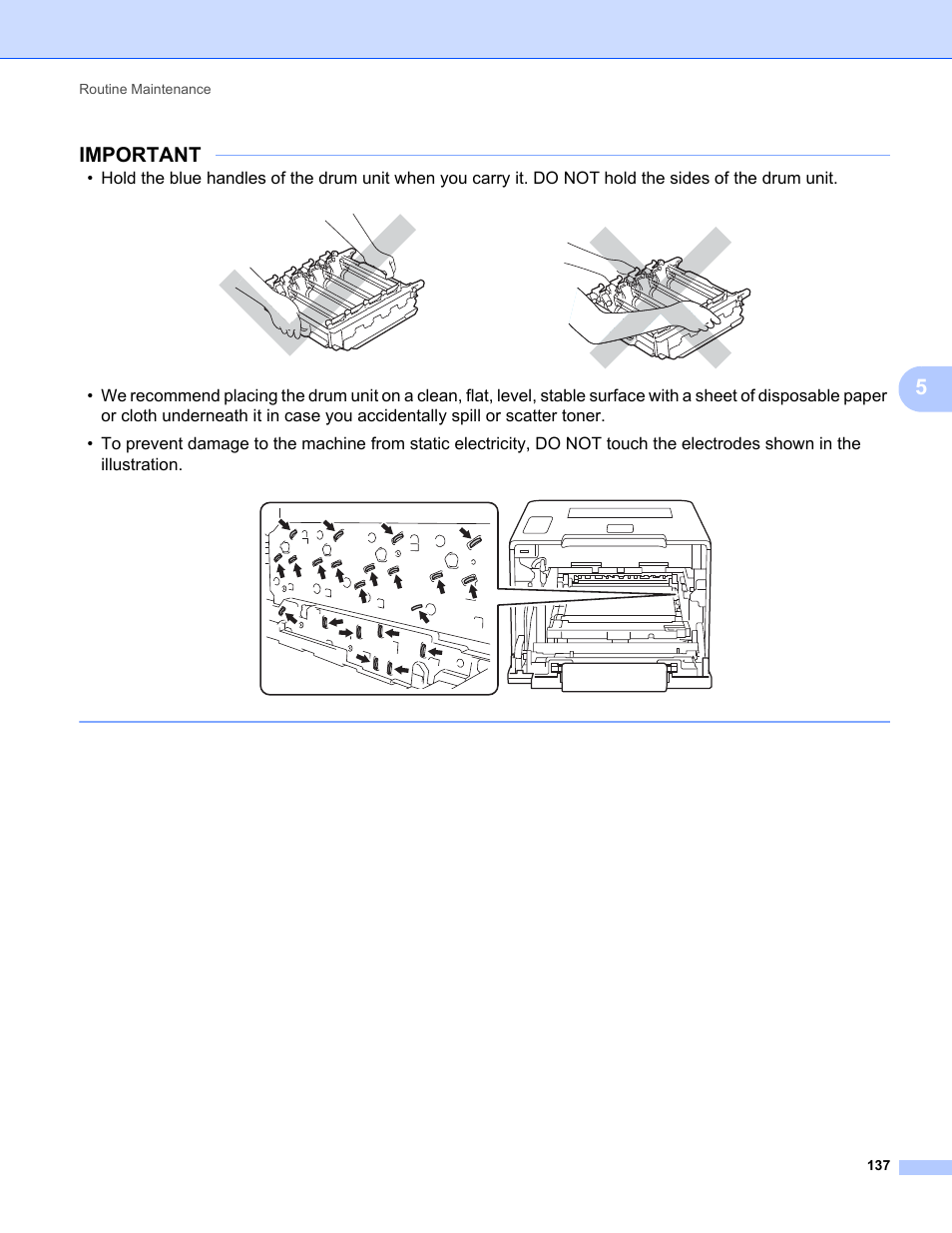 Important | Brother HL-L8350CDWT User Manual | Page 144 / 223