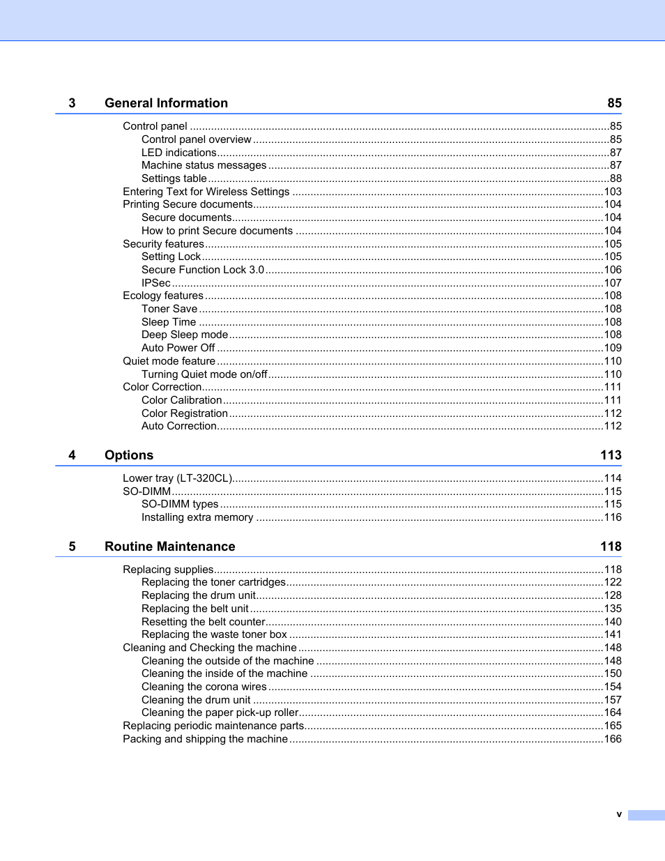 Brother HL-L8350CDWT User Manual | Page 6 / 223