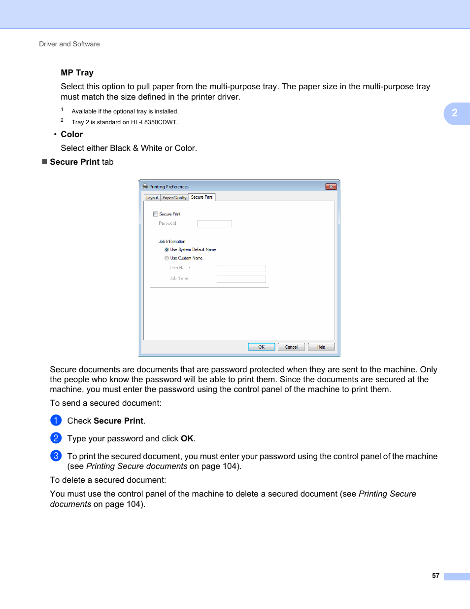 Brother HL-L8350CDWT User Manual | Page 64 / 223