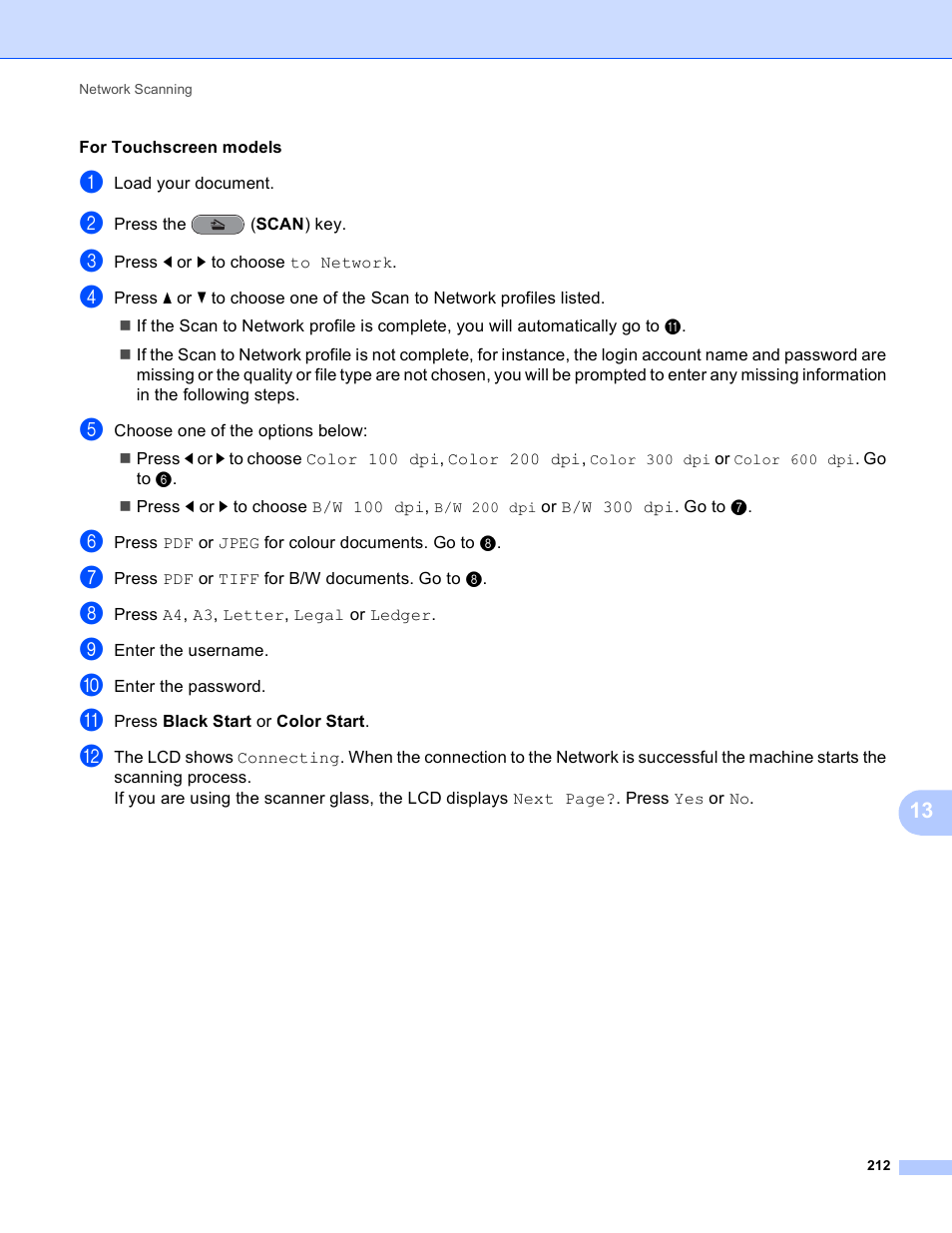 Brother MFC J6910DW User Manual | Page 219 / 221