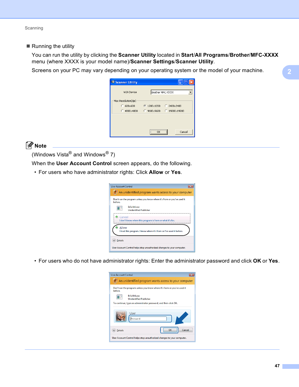 And windows | Brother MFC J6910DW User Manual | Page 54 / 221