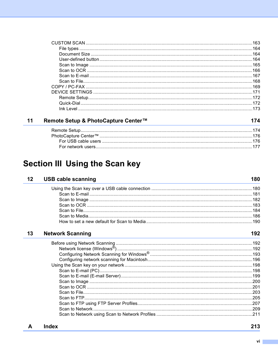 Brother MFC J6910DW User Manual | Page 7 / 221