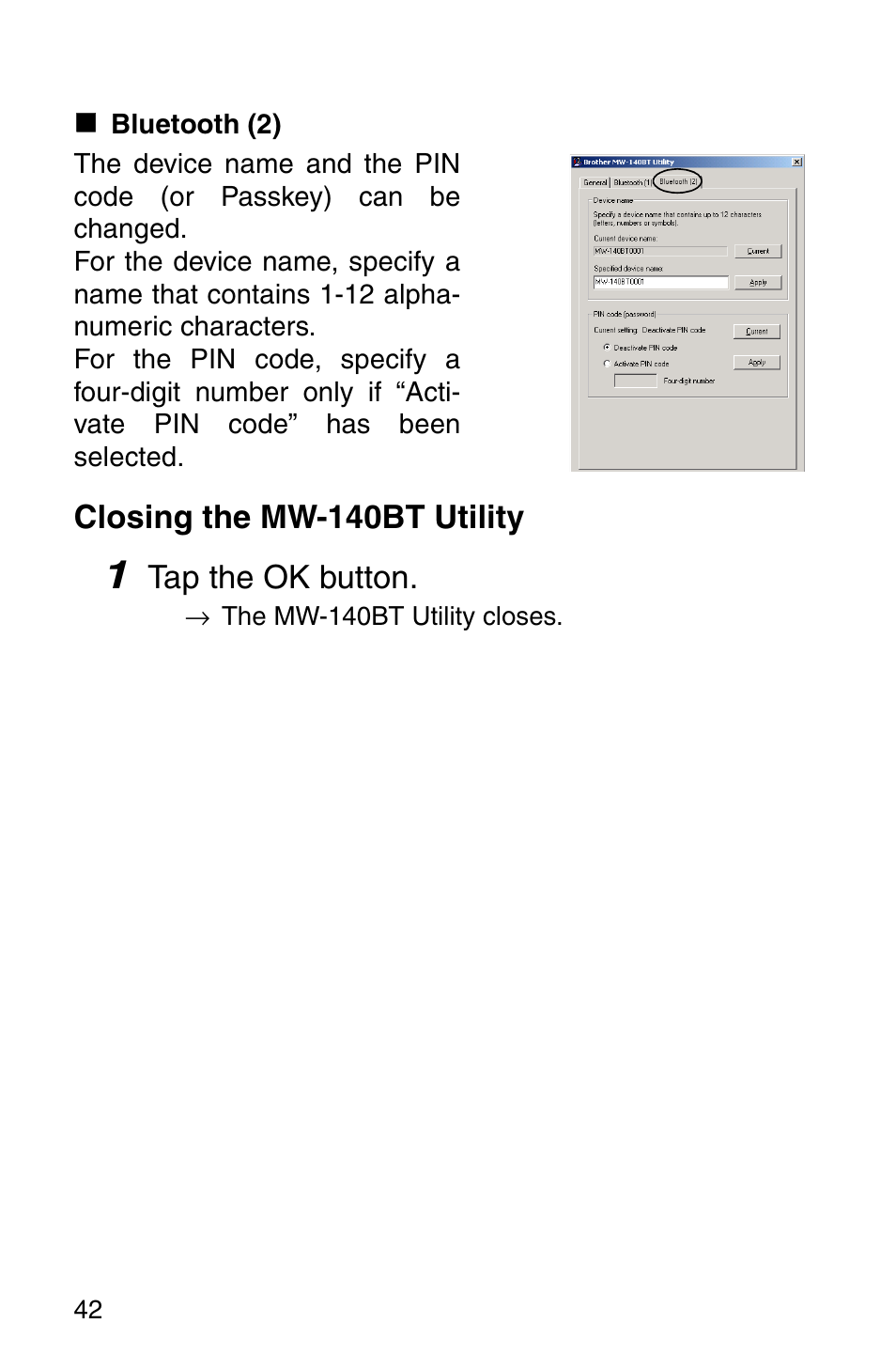 Brother MW-140BT User Manual | Page 44 / 93