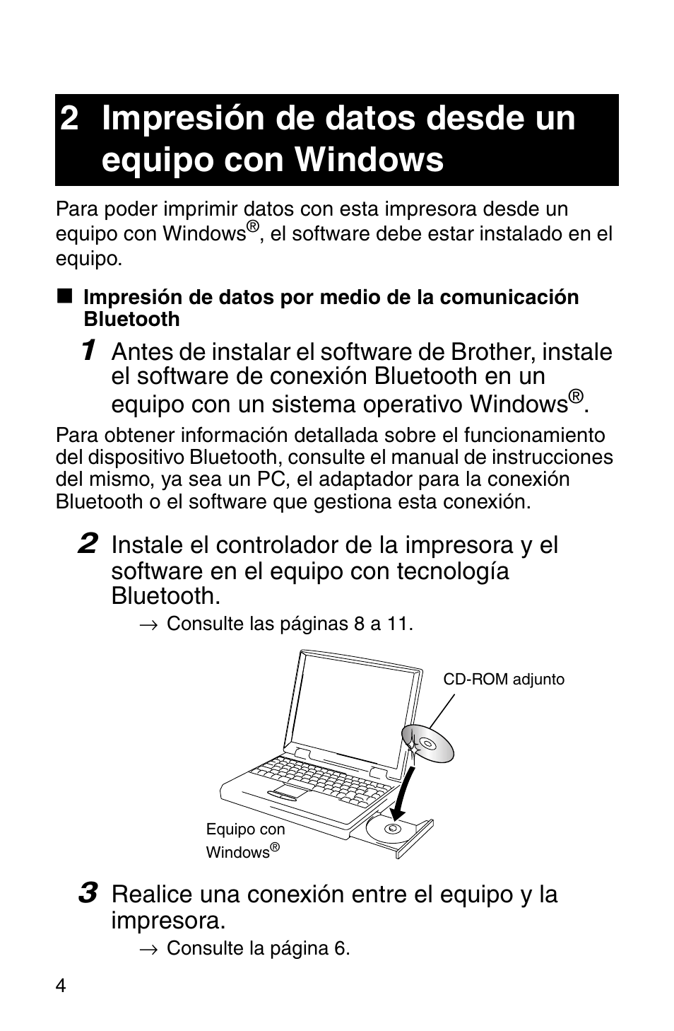 2 impresión de datos desde un equipo con windows, 2 impresión de datos desde un equipo con, Windows | Brother MW-140BT User Manual | Page 52 / 93