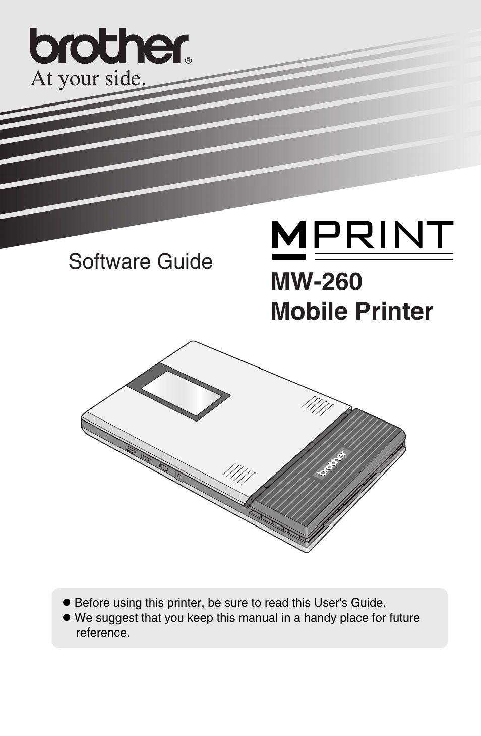 Brother MW-260 User Manual | 48 pages