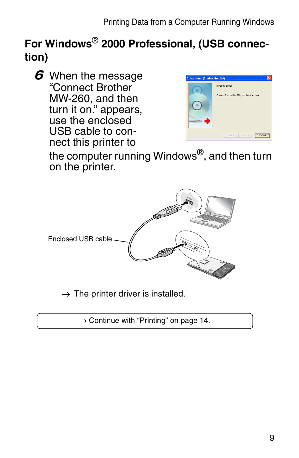 Brother MW-260 User Manual | Page 11 / 48