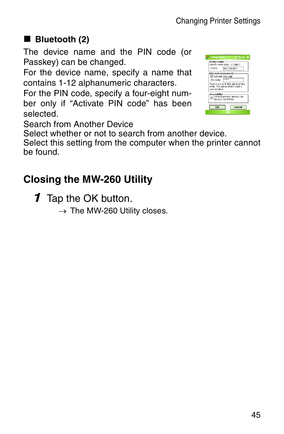 Brother MW-260 User Manual | Page 47 / 48