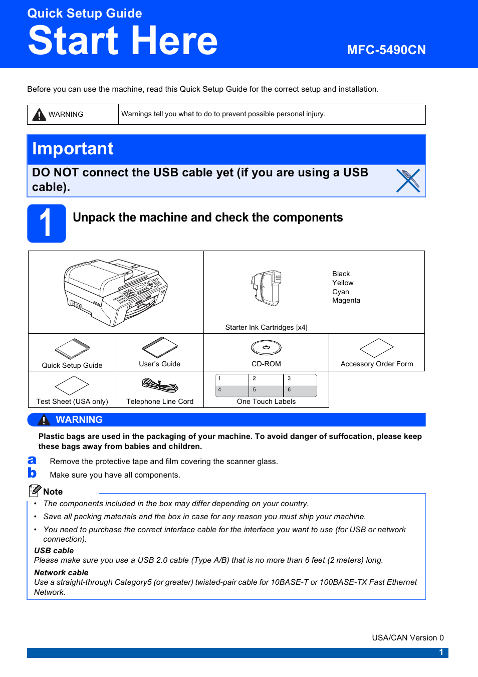 Brother MFC-5490CN User Manual | 34 pages