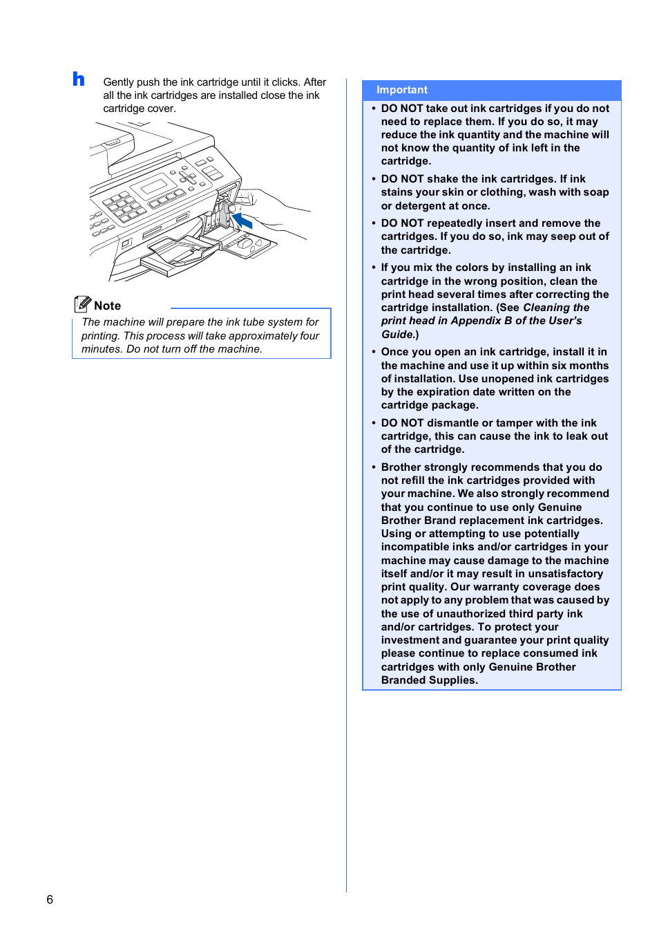 Brother MFC-5490CN User Manual | Page 6 / 34