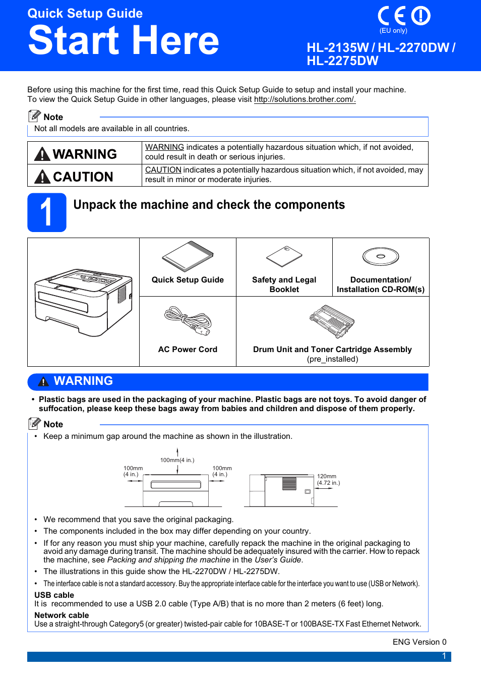 Brother HL 2270DW User Manual | 35 pages