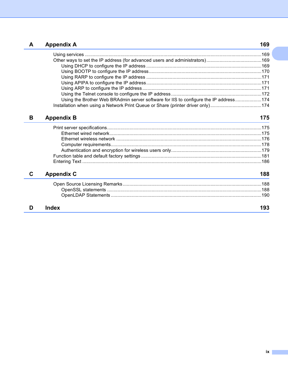 Brother MFC 9840CDW User Manual | Page 10 / 204