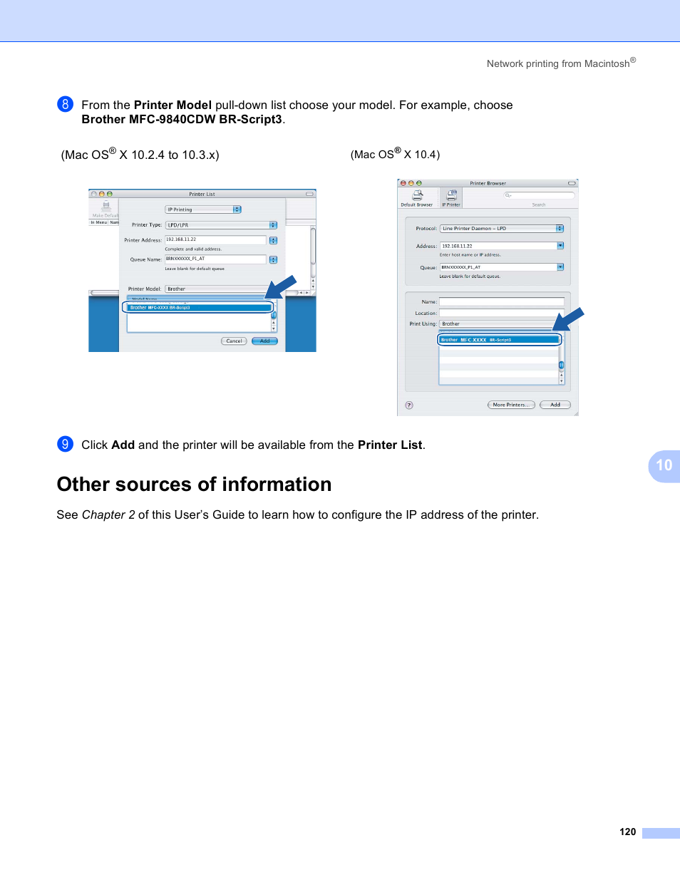 Other sources of information | Brother MFC 9840CDW User Manual | Page 130 / 204