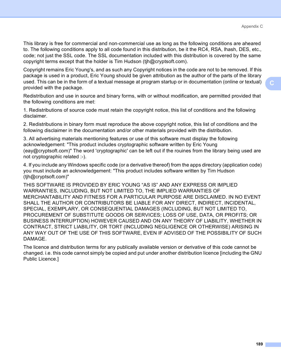 Brother MFC 9840CDW User Manual | Page 199 / 204
