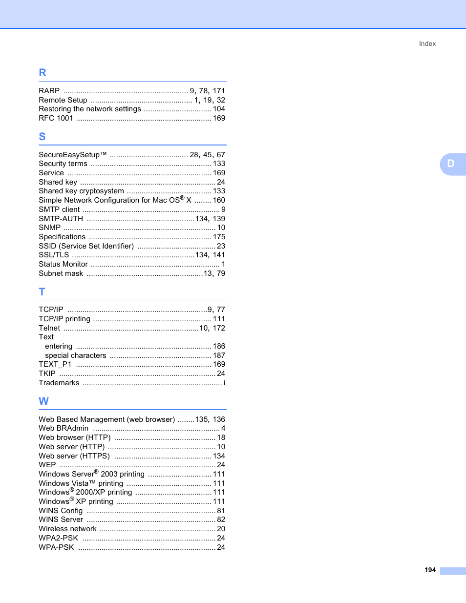 Brother MFC 9840CDW User Manual | Page 204 / 204