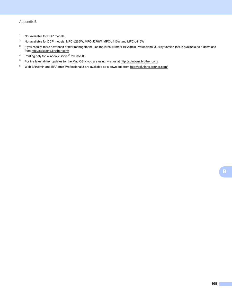 Brother MFC-J410W User Manual | Page 115 / 122