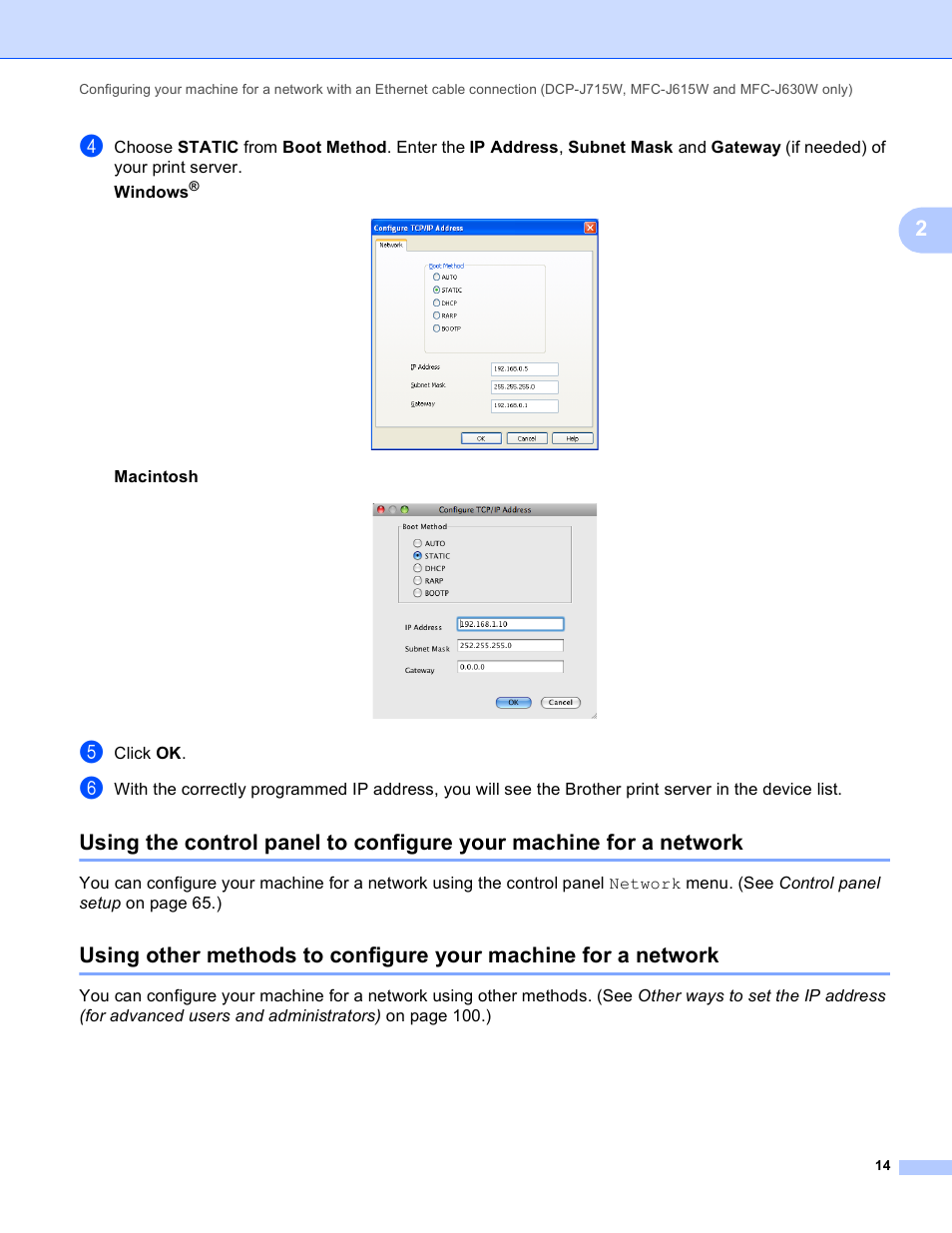 Brother MFC-J410W User Manual | Page 21 / 122