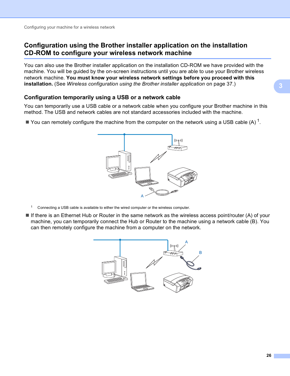 Wireless network machine | Brother MFC-J410W User Manual | Page 33 / 122