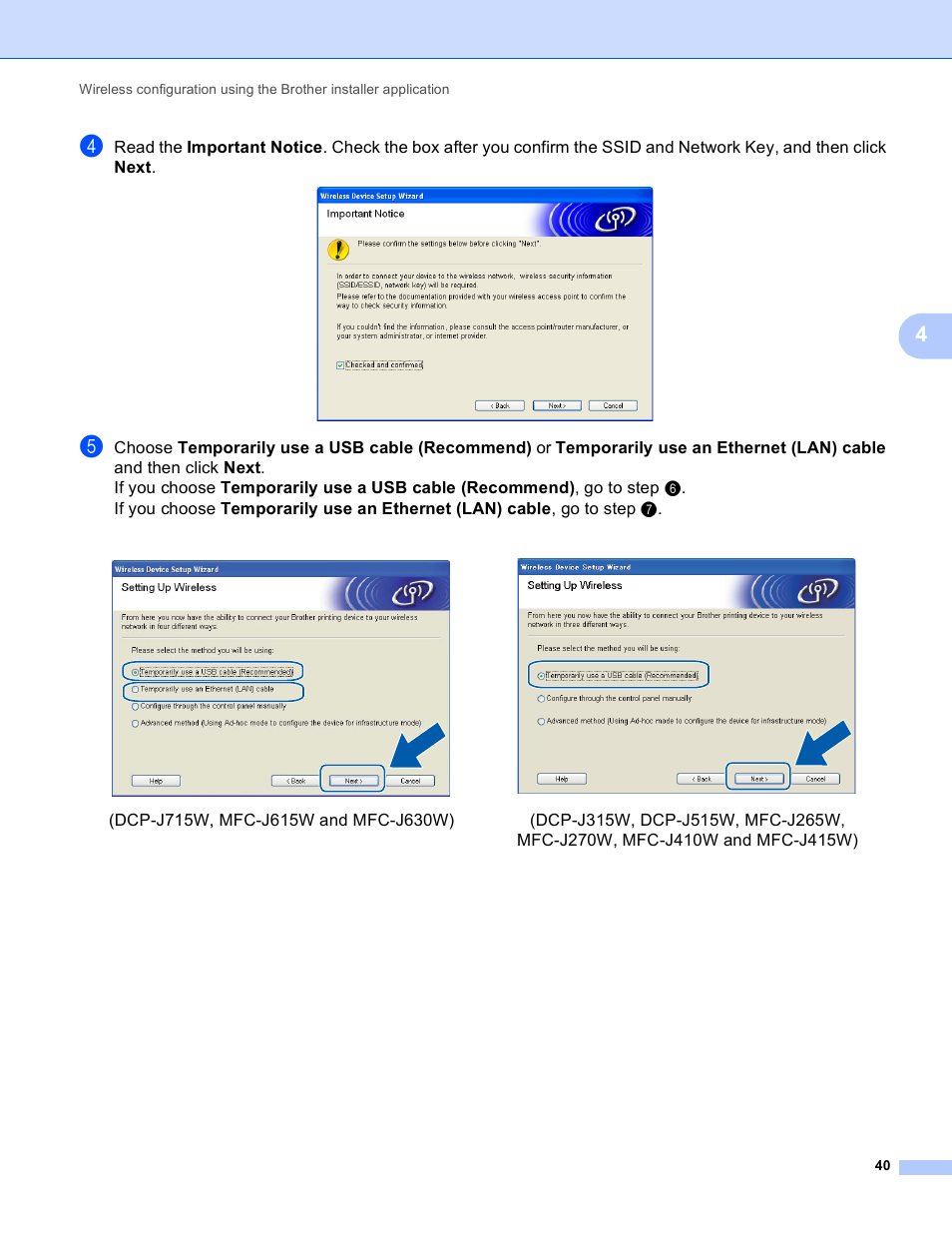 Brother MFC-J410W User Manual | Page 47 / 122